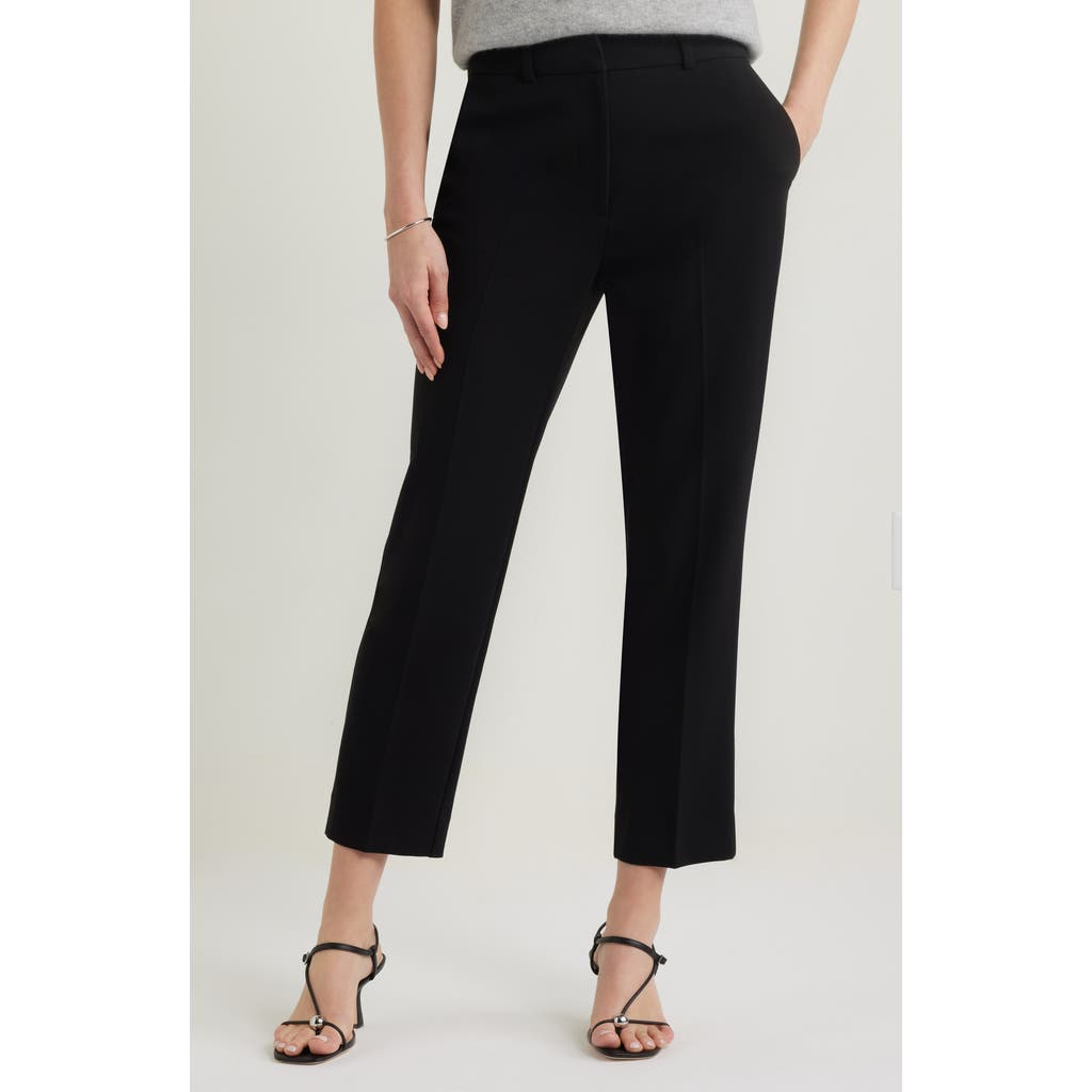 Nordstrom Slim Fit Crop Pants In Black