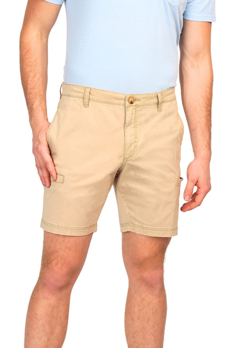 TailorByrd Welt Cargo Pocket Shorts, Alternate, color, Khaki
