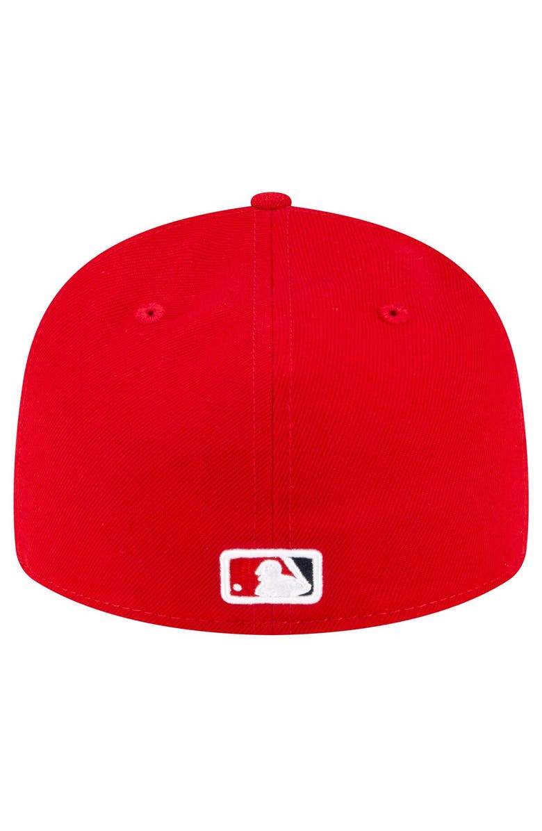 New Era Men's New Era  Red Los Angeles Angels Game Authentic Collection On-Field Low Profile 59FIFTY Fitted Hat, Alternate, color, Red