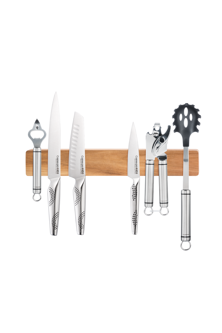iD3® Magnetic Knife Holder 15.5" Acacia, Alternate, color, Black