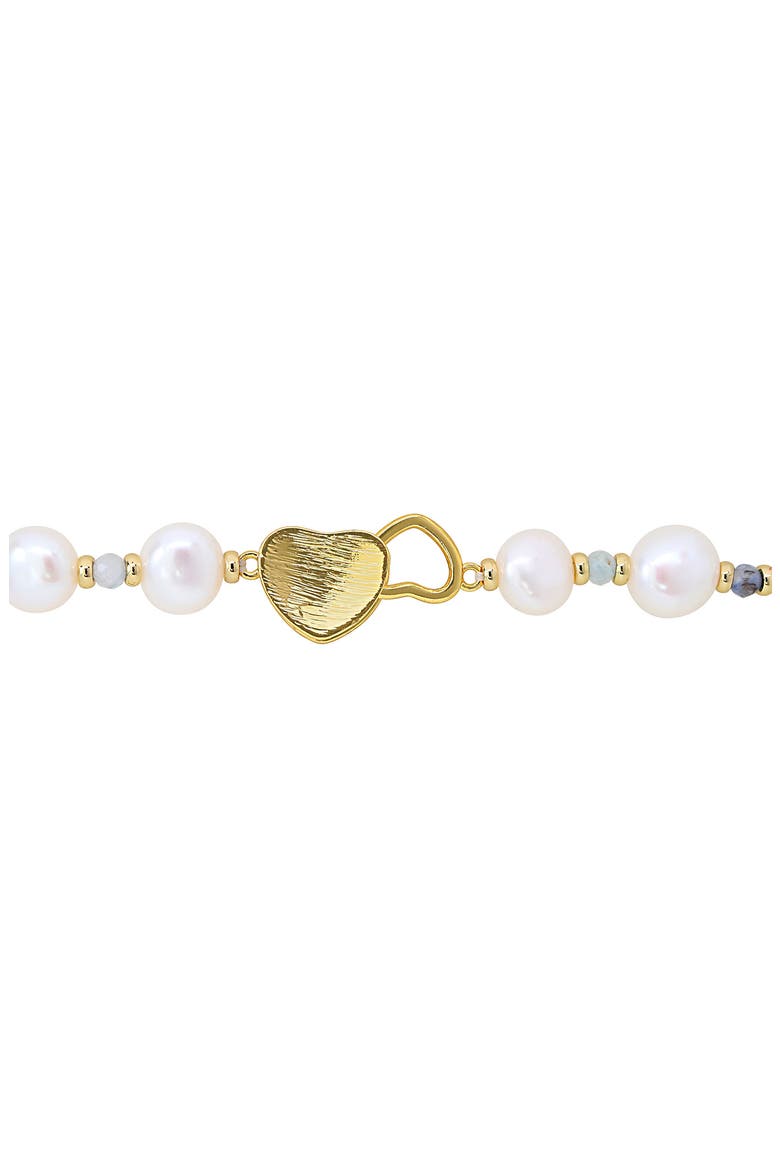Cultured Freshwater Pearl Bracelet, Alternate, color, WHITE