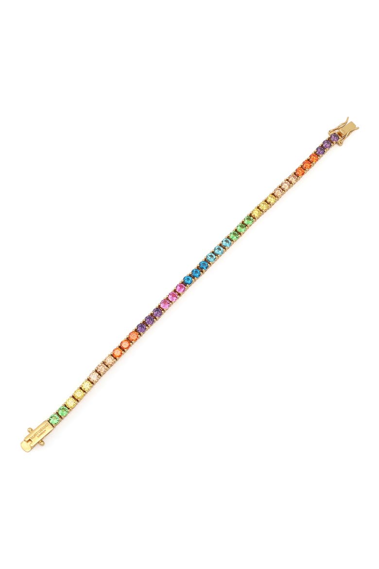 Rainbow Crystal Tennis Bracelet, Alternate, color, RAINBOW MULTI
