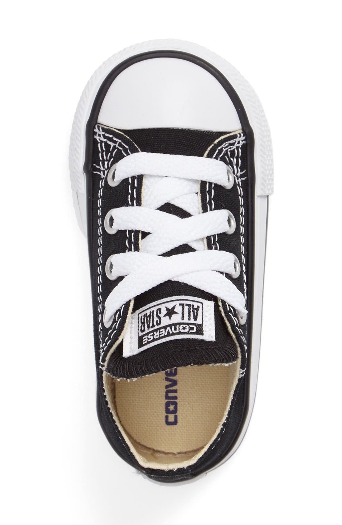 Converse Chuck Taylor<sup>®</sup> Low Top Sneaker, Alternate, color, Black