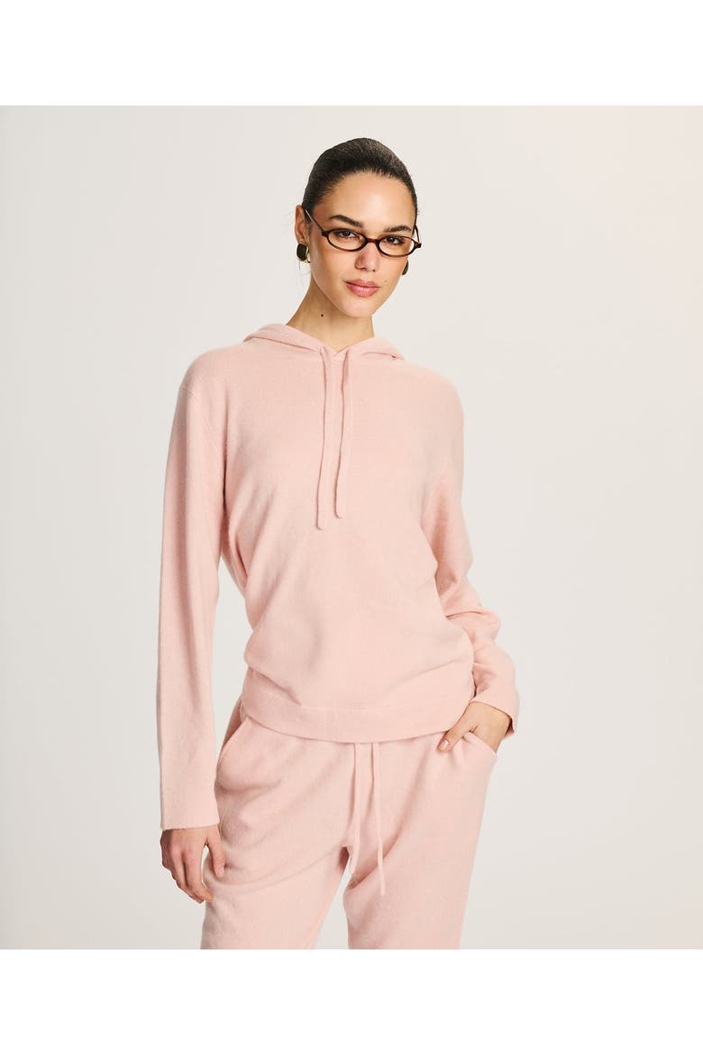 Signature Cashmere Hoodie, Main, color, Peony