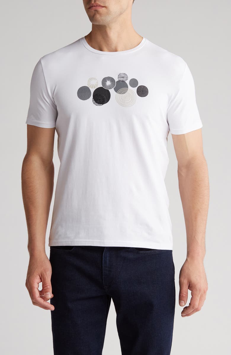 T.R. PREMIUM 3D Abstract Graphic Print T-Shirt, Main, color, 