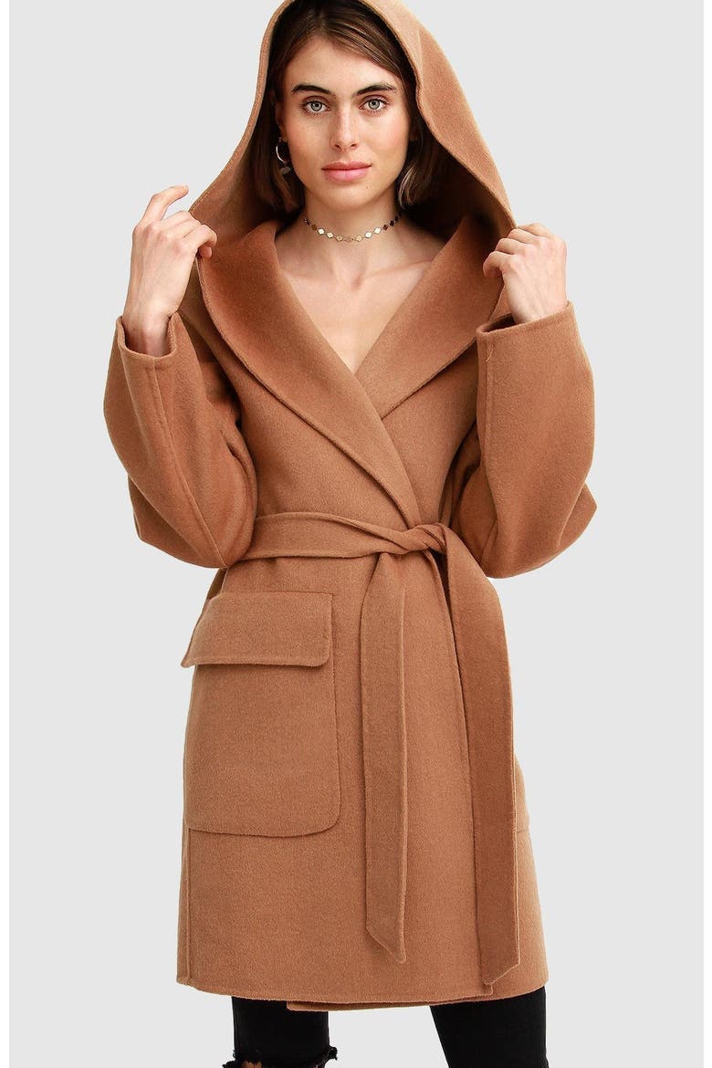 Sweet Escape Robe Coat, Alternate, color, Camel