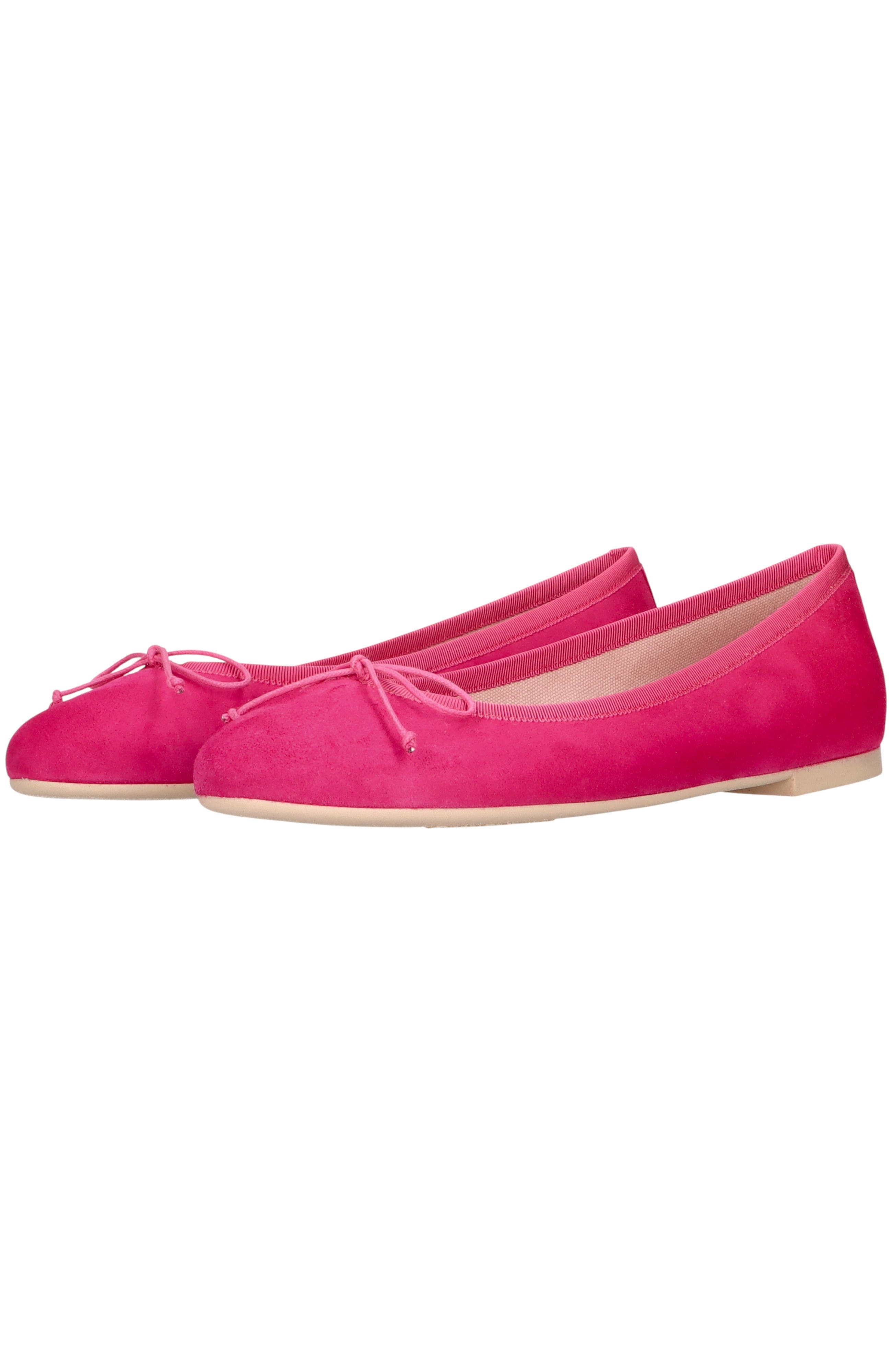 Round Toe Ballet Flat, Alternate, color, Bright Pink