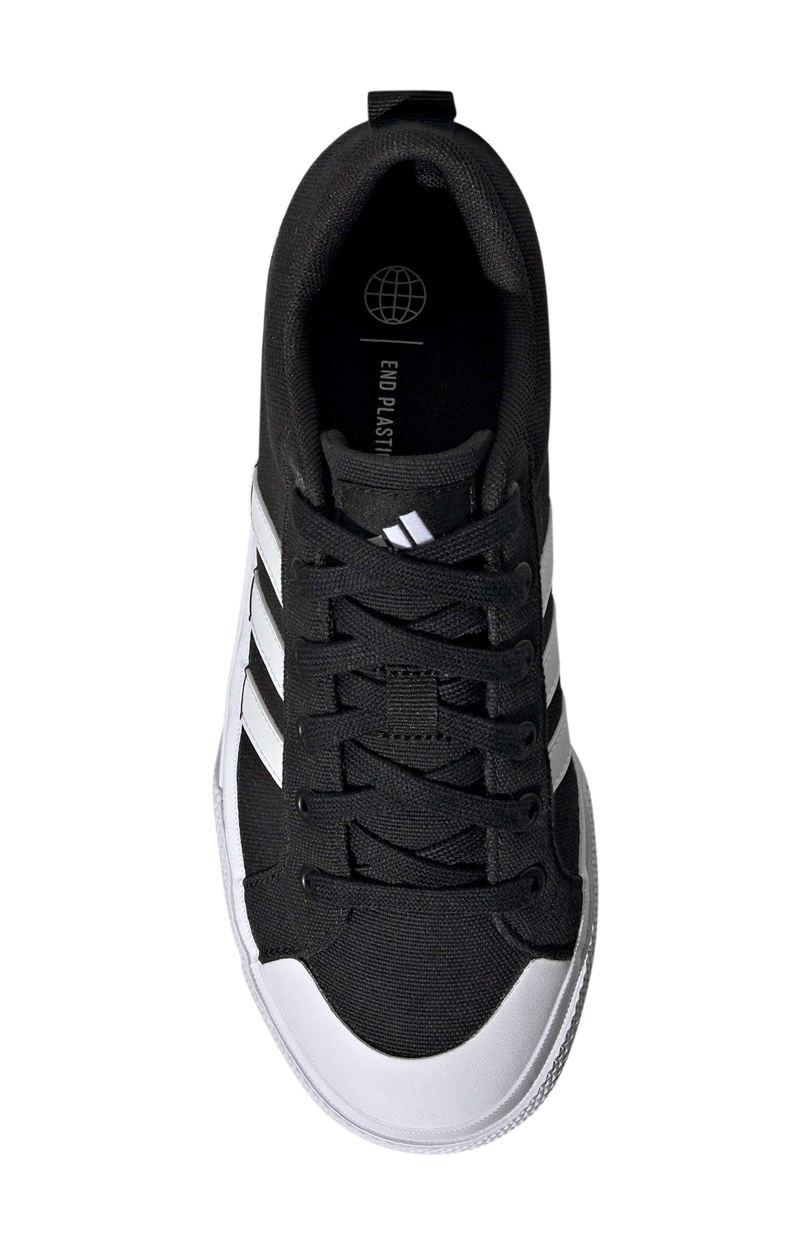 adidas Bravado 2.0 Platform Skate Sneaker, Alternate, color, Black/ White/ Black
