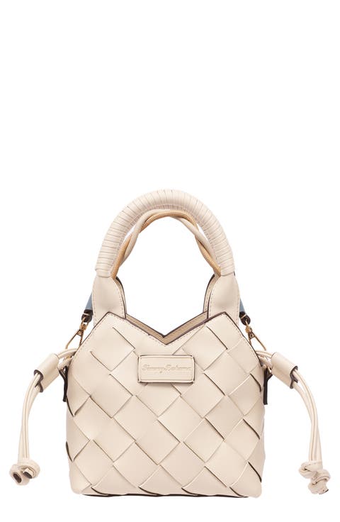 Demi Mini Woven Tote Bag