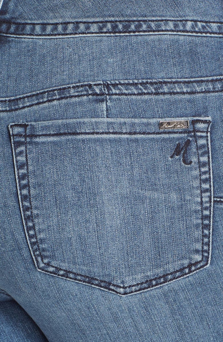 Melissa McCarthy Seven7 Distressed High Waist Stretch Pencil Jeans, Alternate, color,