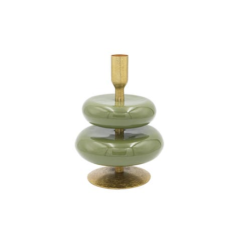 Enameled Metal Taper Holder