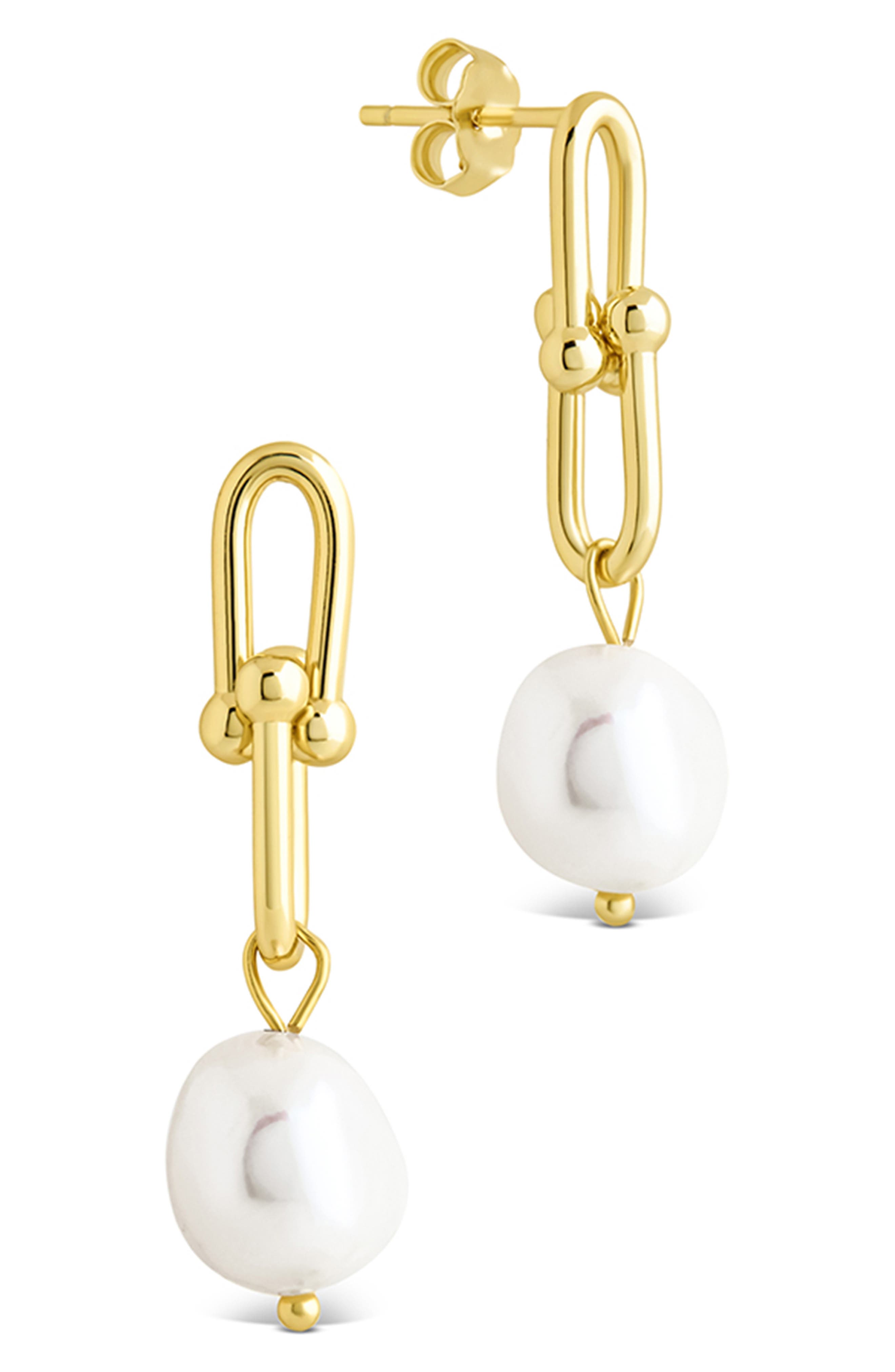 Sterling Forever Ellery Mother-of-Pearl Drop Earrings
