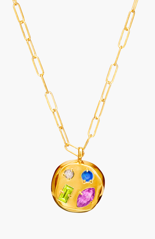 Birthdate Co. The February Birthdate Gold Pendant In February 27th - Gold