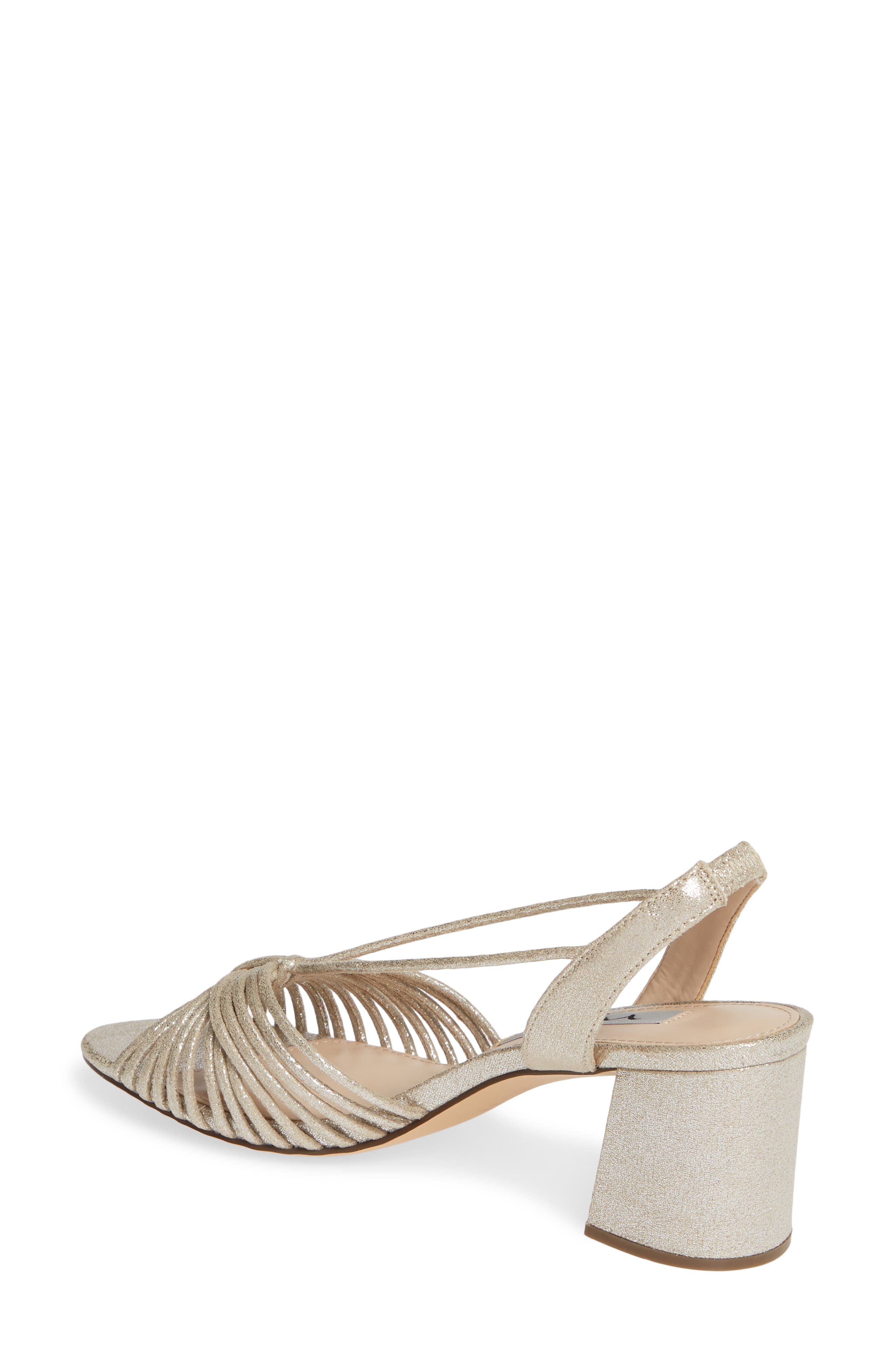 Nadelyn Strappy Sandal, Alternate, color, SILVER FAUX LEATHER