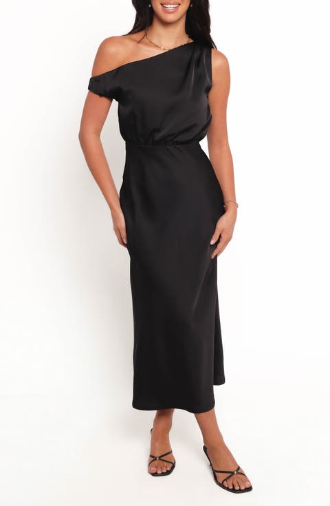 Clare One-Shoulder Midi Dress