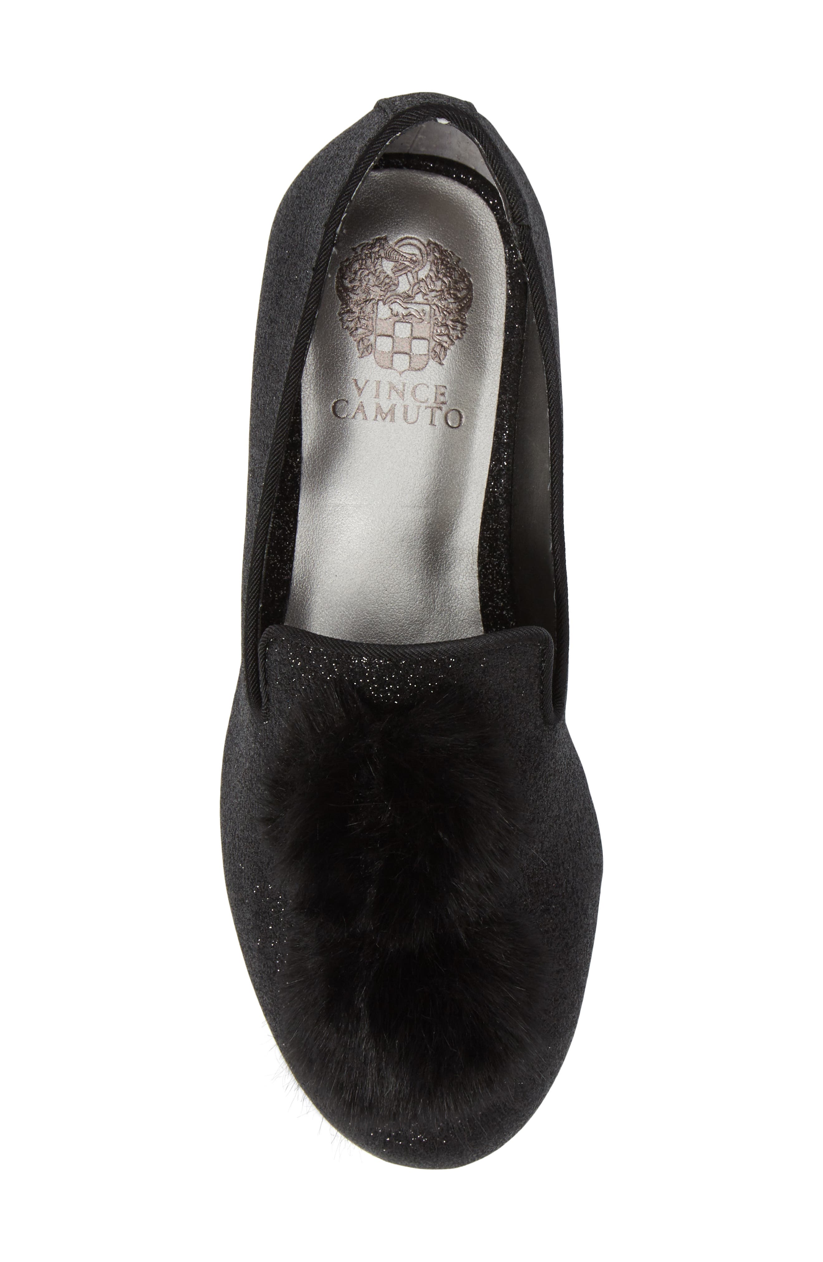 Vince Camuto Caela Faux Fur Loafer, Alternate, color, 