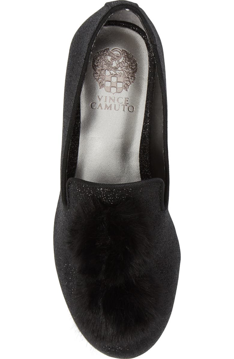 Vince Camuto Caela Faux Fur Loafer, Alternate, color,