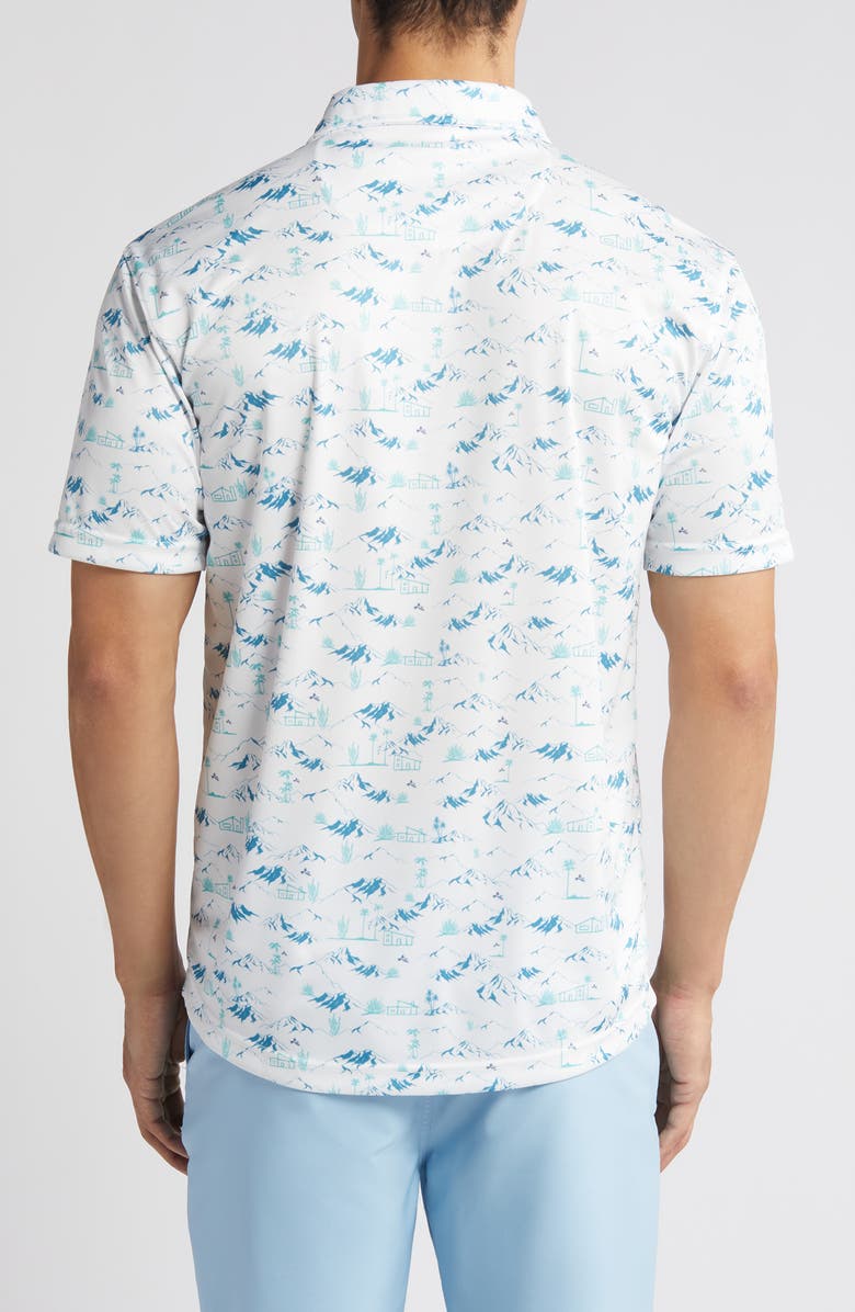 Swannies Lawrence Mountain Print Golf Polo, Alternate, color, 