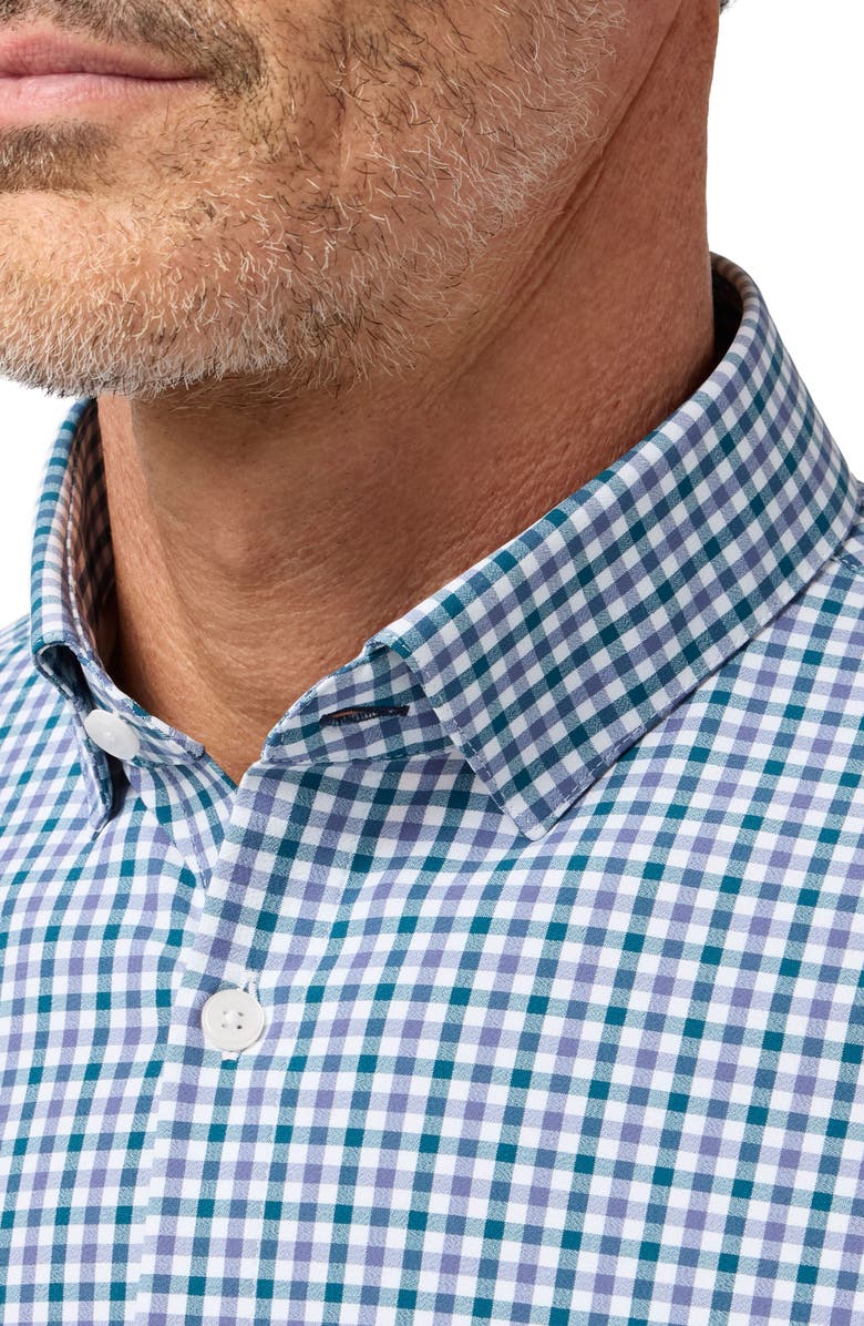 Mizzen+Main Leeward Trim Fit Performance Button-Up Shirt, Alternate, color, 
