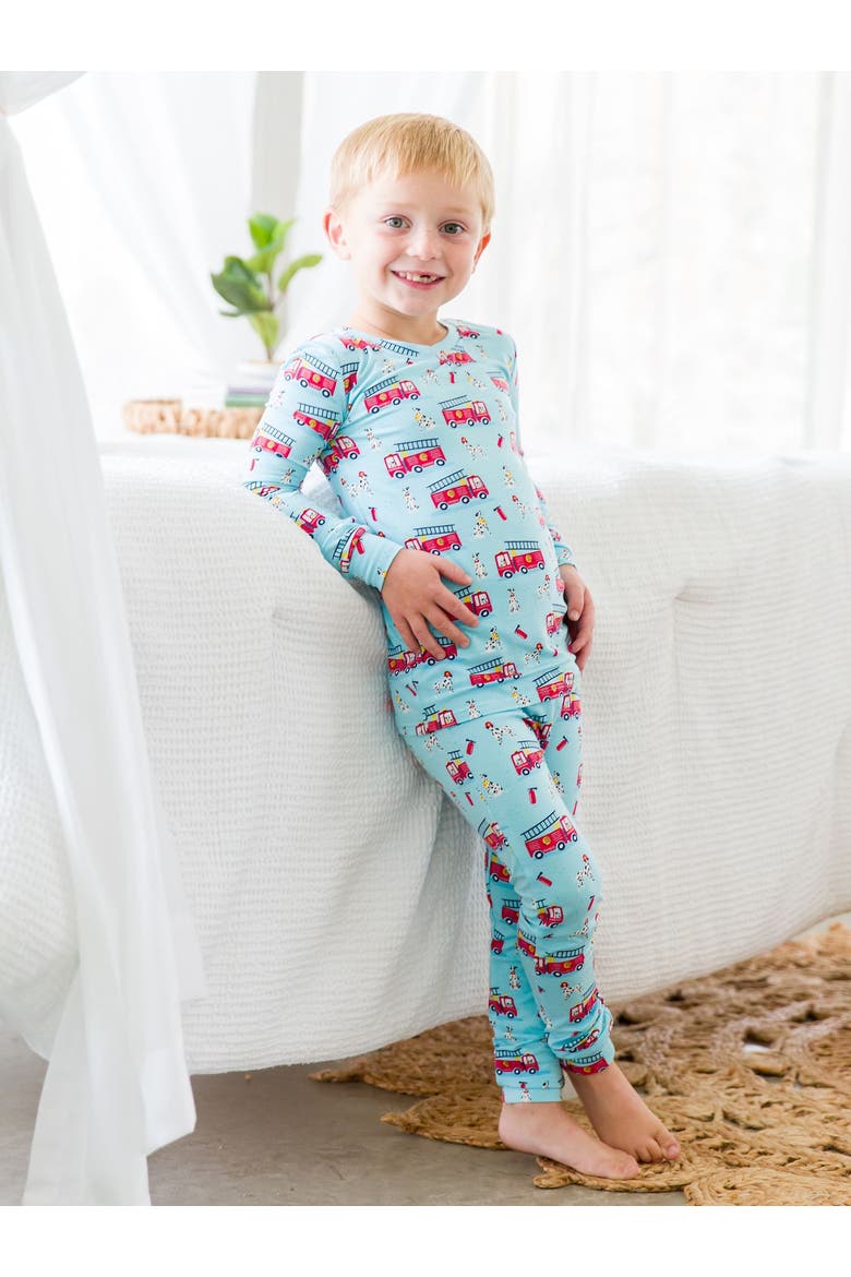 Softsnooze Boys Long Sleeve Pajama Set, Alternate, color, Paws To The Rescue