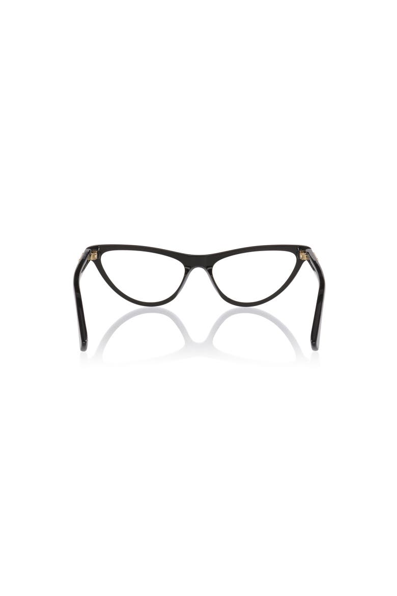 55mm Cat Eye optical glasses, Alternate, color, Black