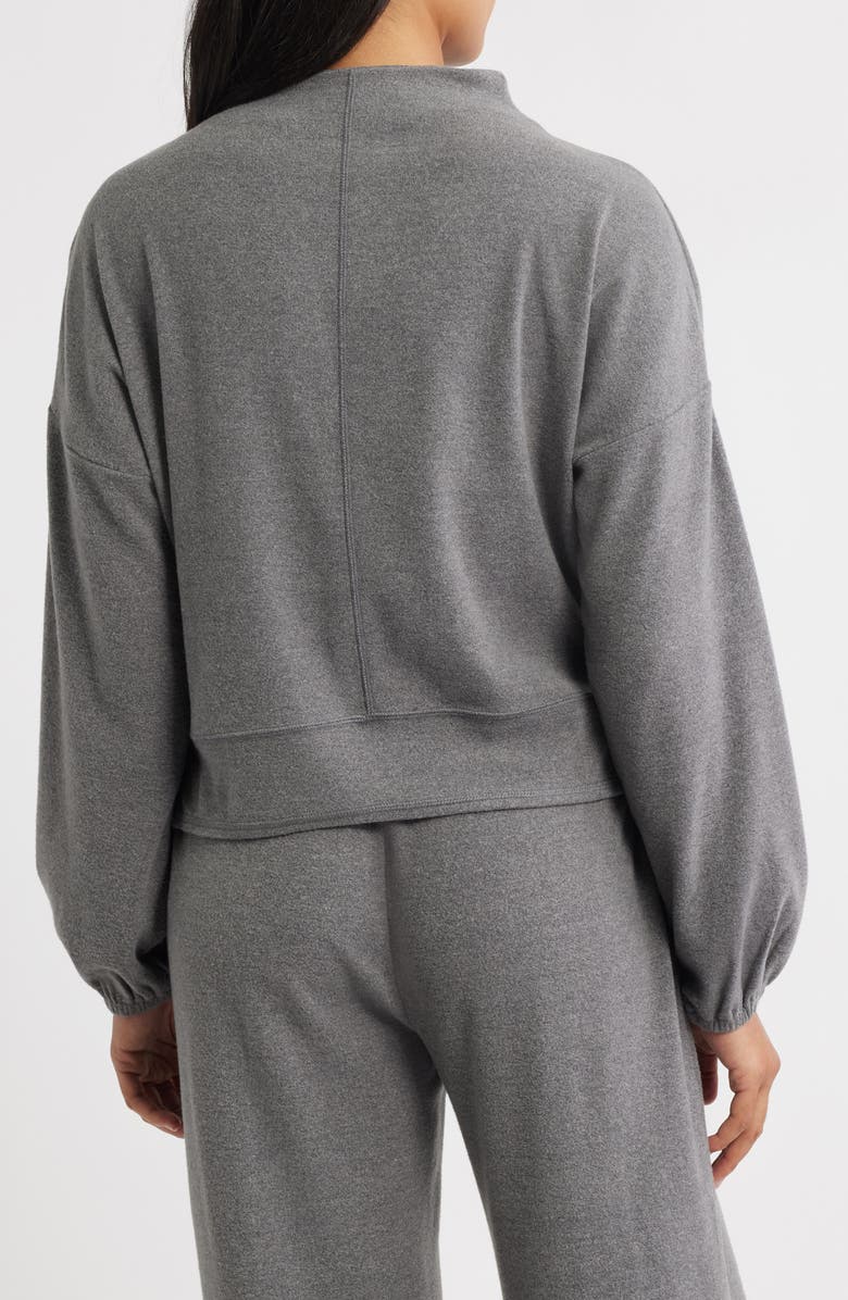 CITY BLUES Funnel Neck Sweatshirt, Alternate, color, Gray