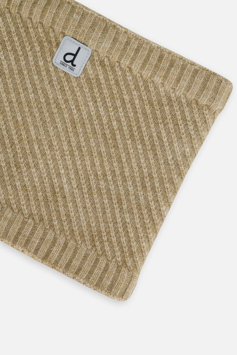 Winter Knit Fleece Lined Stretch Neckwarmer, Alternate, color, Taupe
