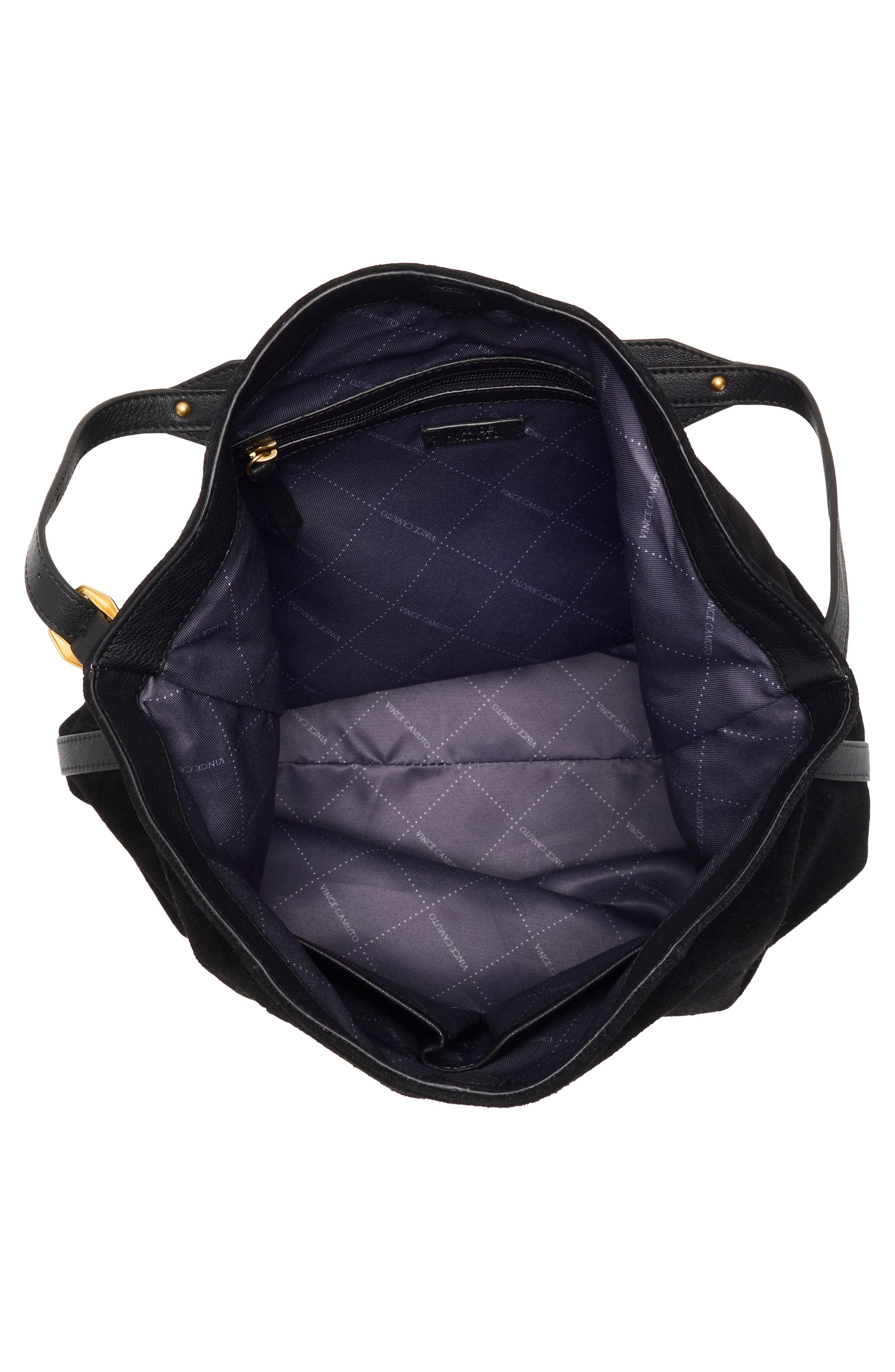Nelly Suede Hobo, Alternate, color, BLACK COW SUEDE KOREAN NAPPA