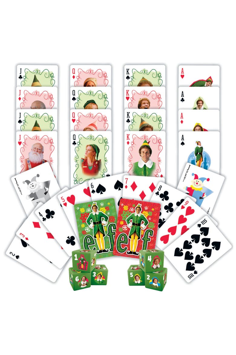 Elf 2-pack Playing Cards & Dice, Alternate, color, Multicolor