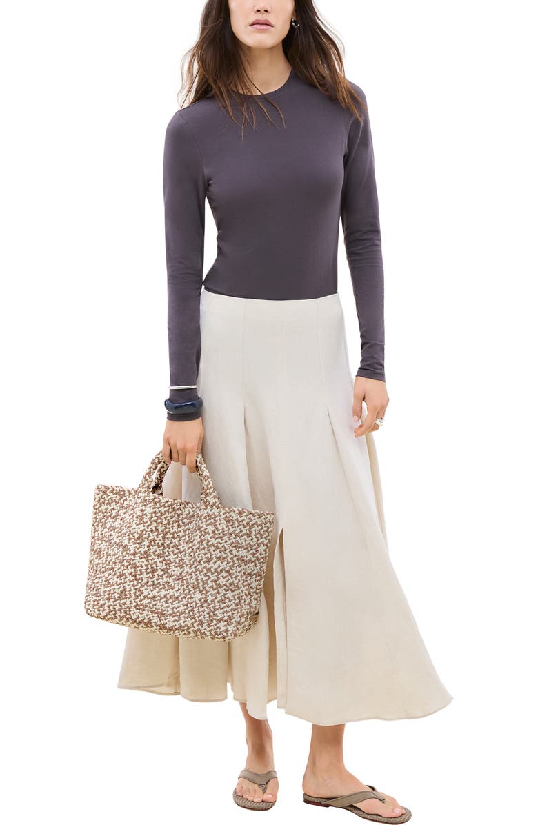 NAGHEDI Medium St. Barths Prism Tote, Alternate, color, Flax