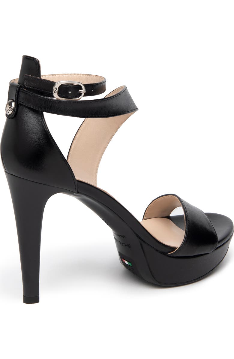 NeroGiardini Platform Sandal, Alternate, color, Black