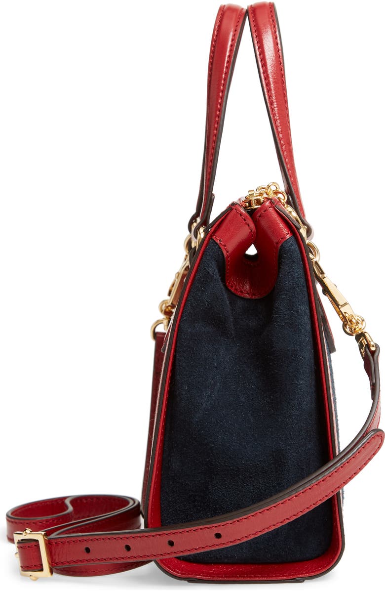 Gucci Ophidia Small Suede & Leather Convertible Tote Bag, Alternate, color,