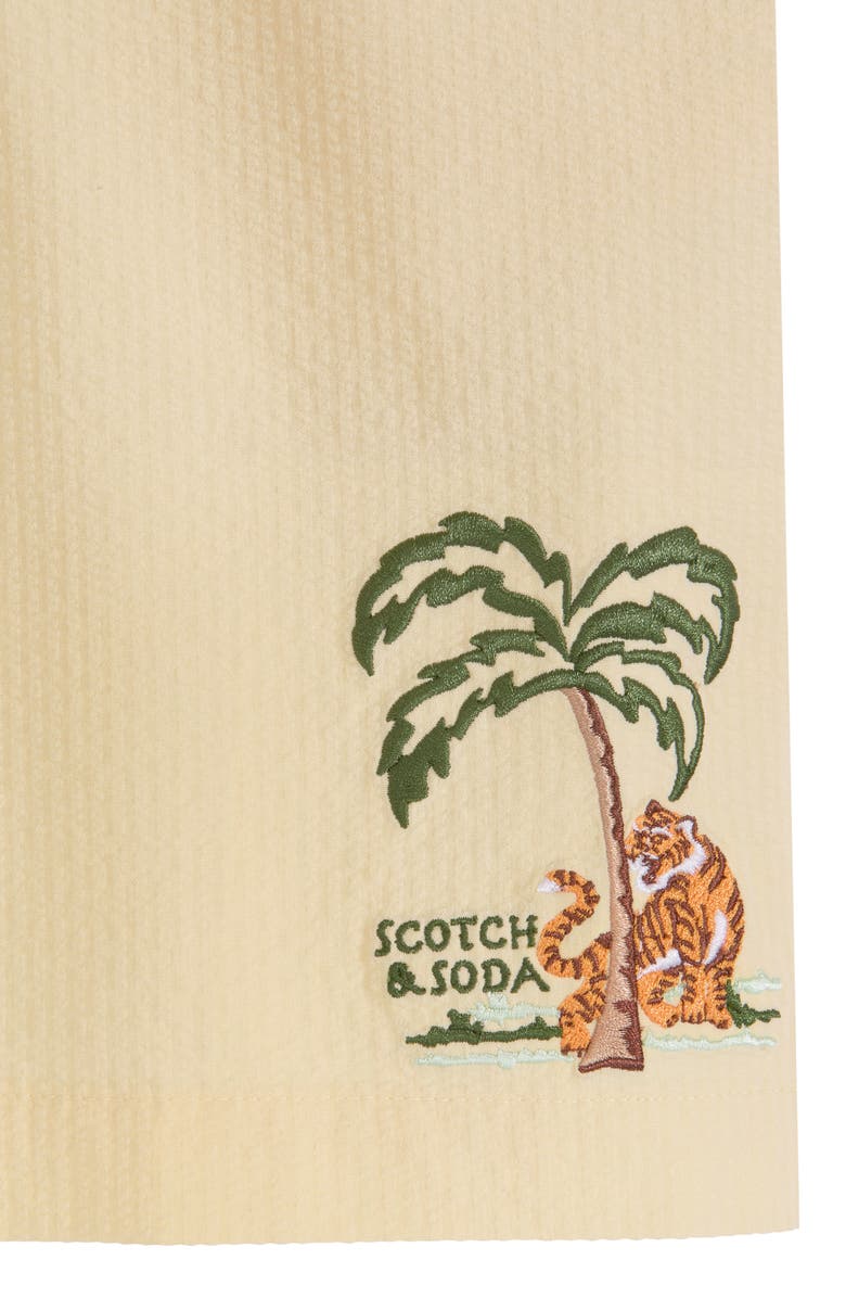 Scotch & Soda Kids' Seersucker Shorts, Alternate, color,