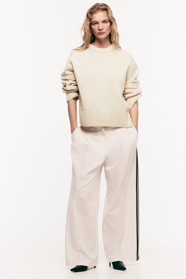 Wool Jumper, Main, color, Light beige
