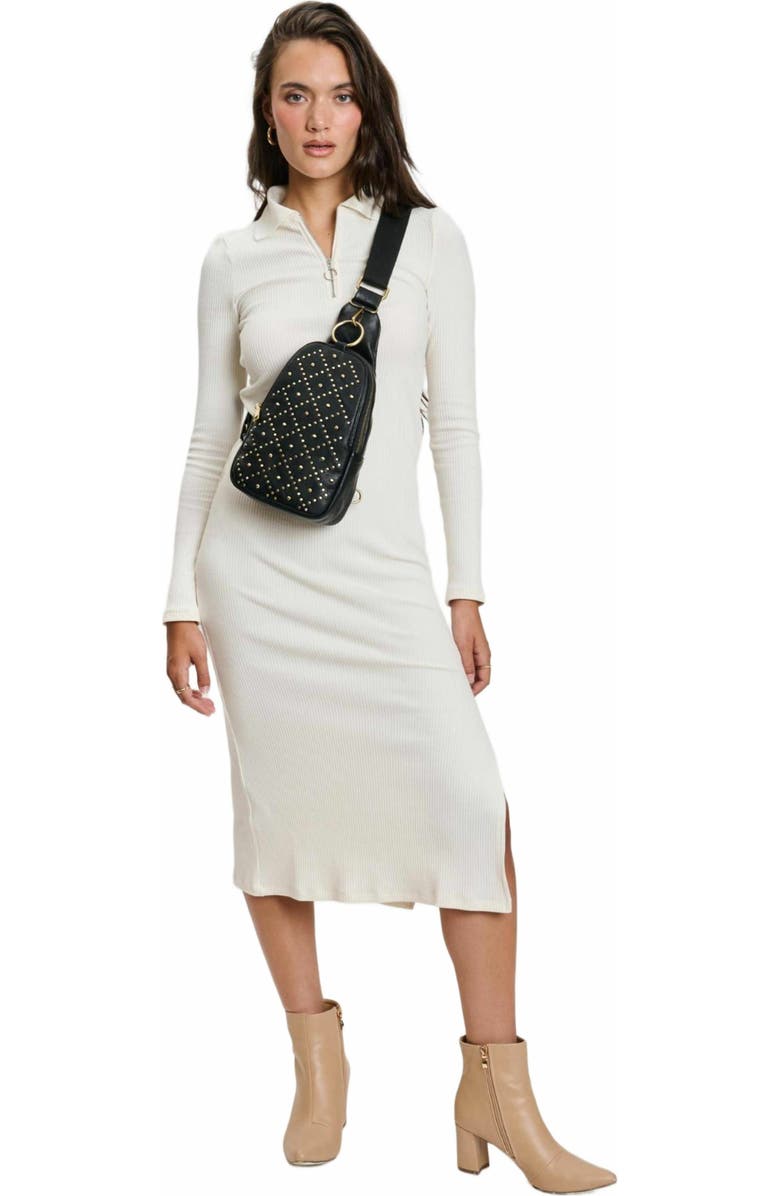 MODA LUXE Regina Studded Sling Backpack, Alternate, color,