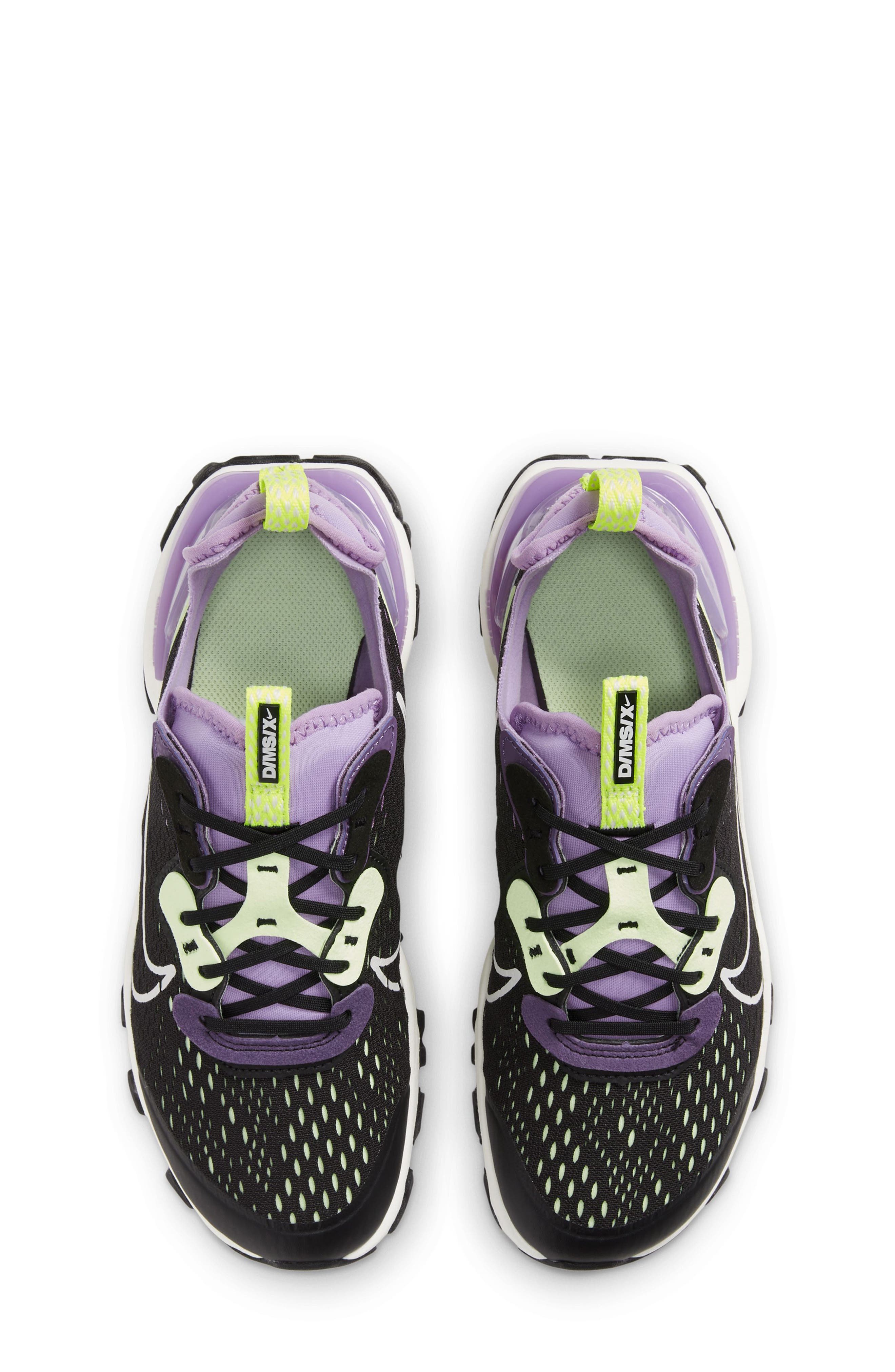 React Vision Sneaker, Alternate, color, BLACK/ GREY/ PURPLE/ SAIL