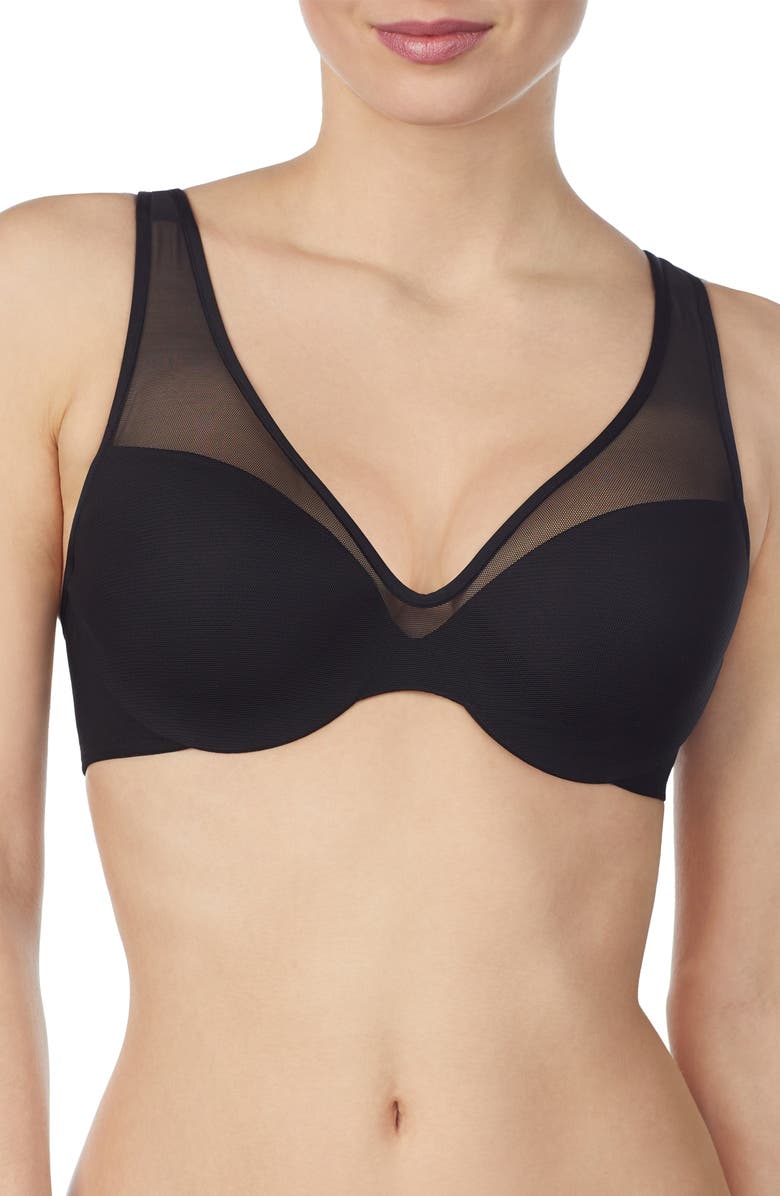Le Mystère Sheer Illusion Underwire Demi Bra, Main, color,