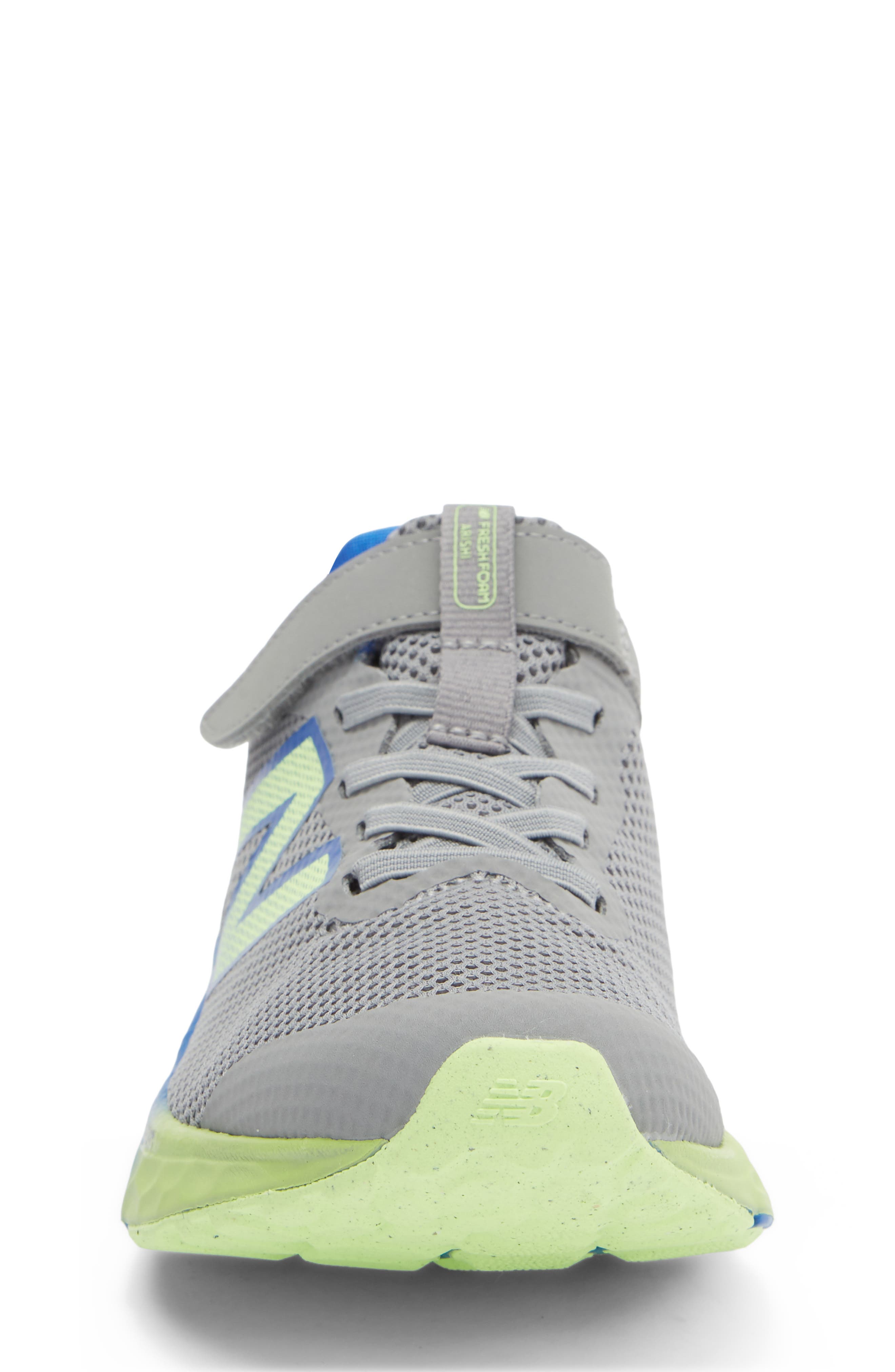 New Balance Kids' Arishi Sneaker, Alternate, color, Slate Grey/ Blue Gemstone