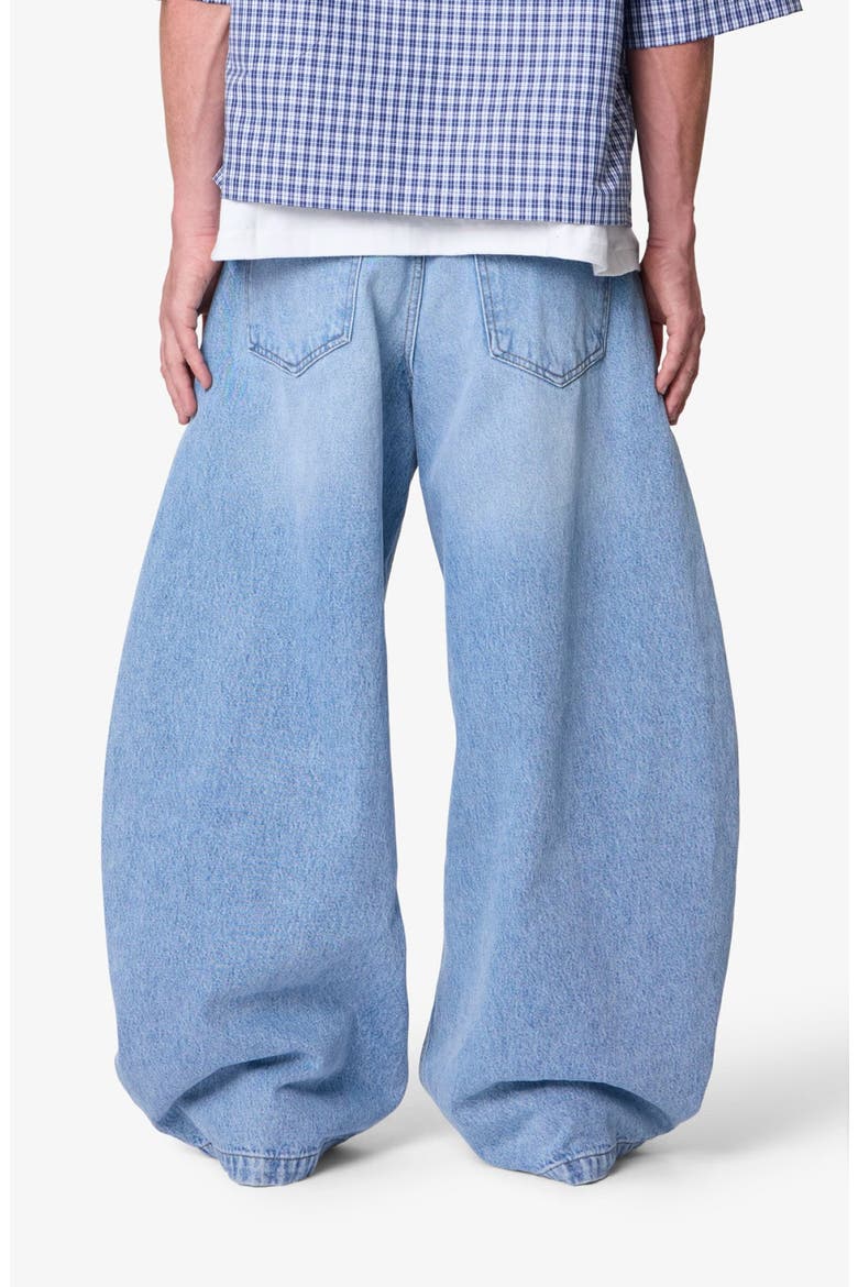 Wide Leg Barrel Jeans, Alternate, color, LIGHT BLUE