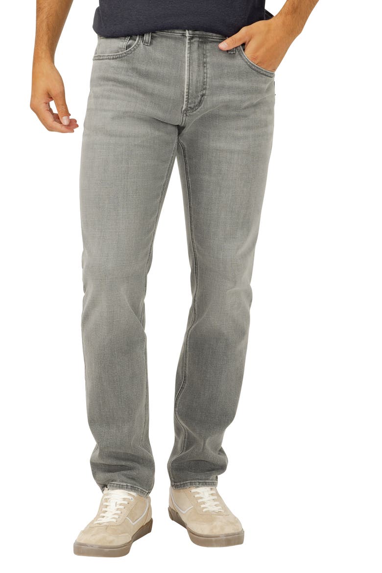 Konrad Slim Straight Leg Jeans, Main, color, GREY
