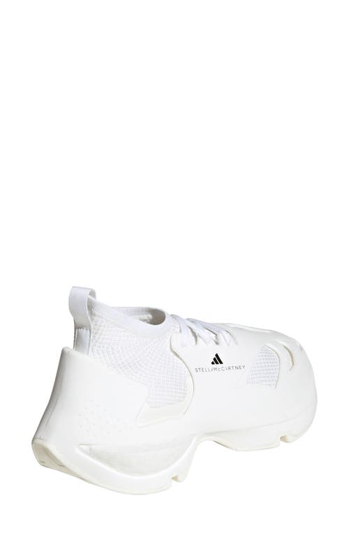 Adidas By Stella Mccartney Asmc Sportswear Run Sneaker In Ftwr White/black/white