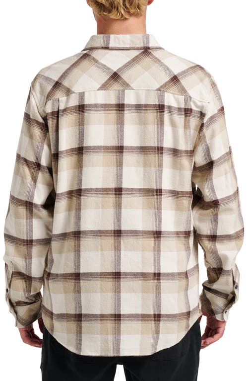Quiksilver Penmar Check Cotton Flannel Button-up Shirtr In Multi