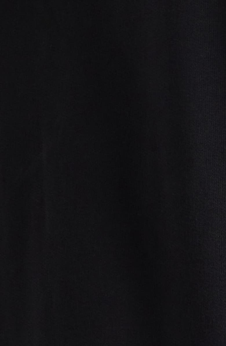 Moncler Cotton Zip Hoodie, Alternate, color, Black