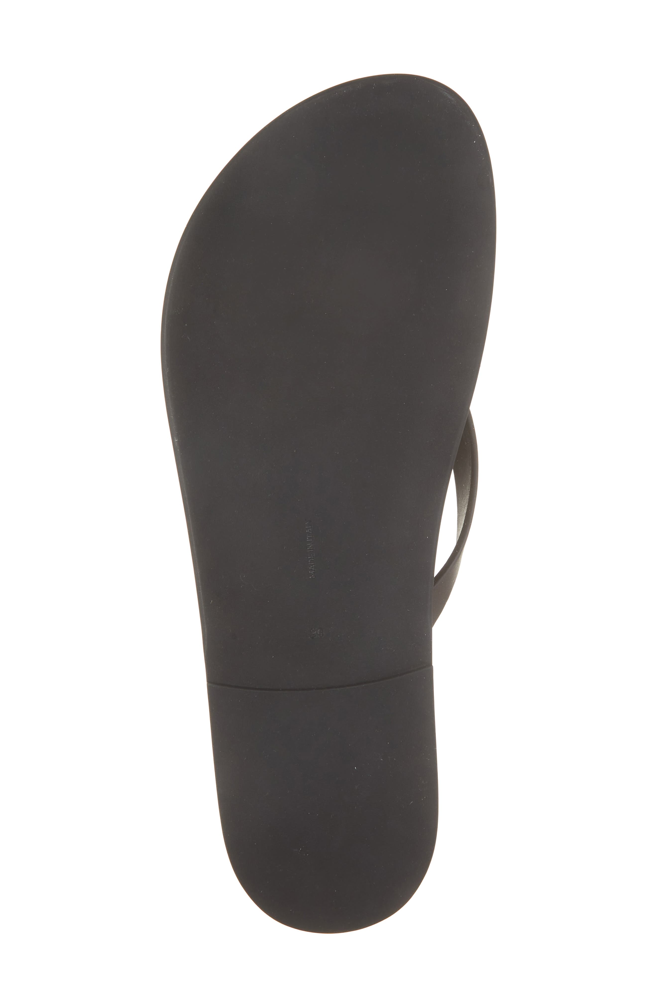 The Row Beach Flip Flop, Alternate, color, Lacquer Brown