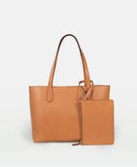 Modher Elba Structured Tote In Vegetable-Tanned Leather