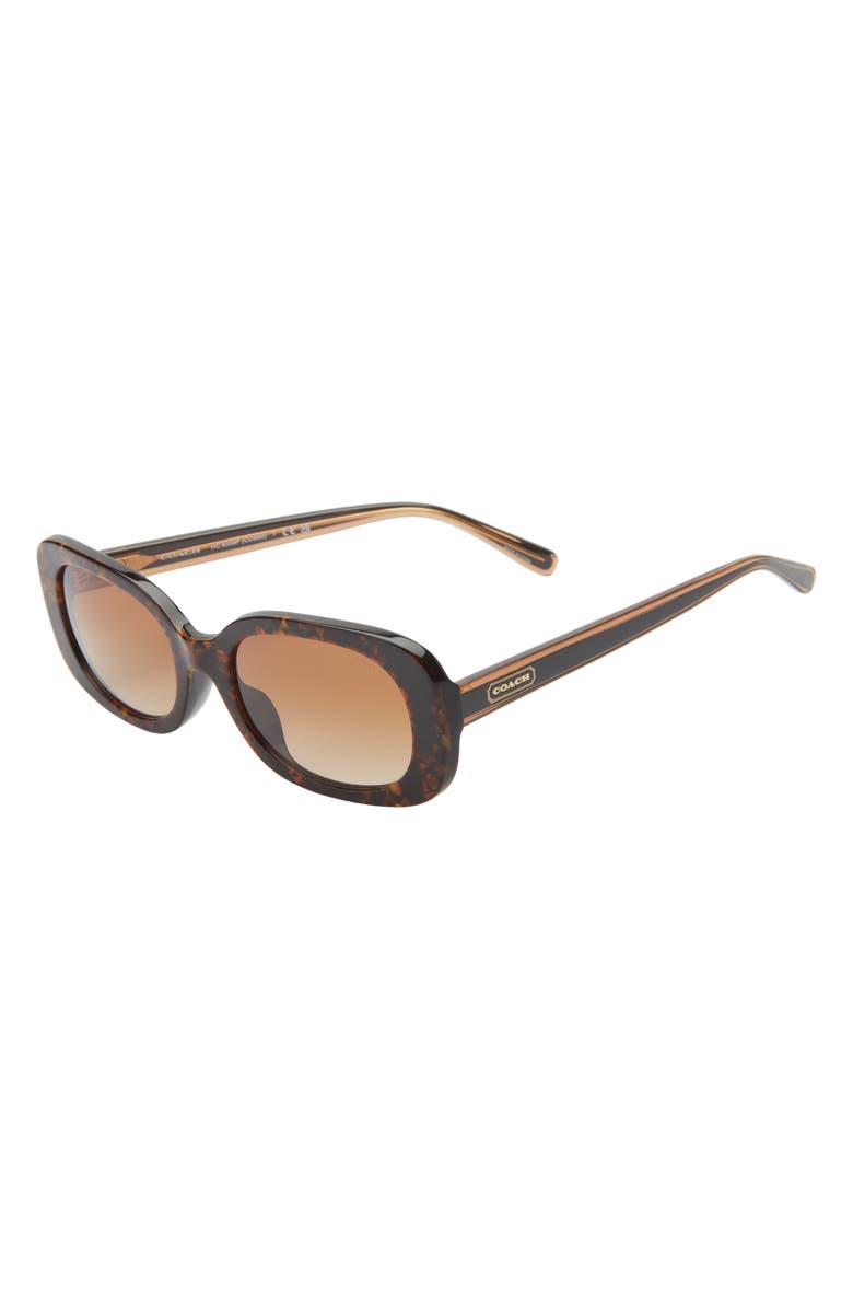 COACH 56mm Oval Sunglasses, Alternate, color, 