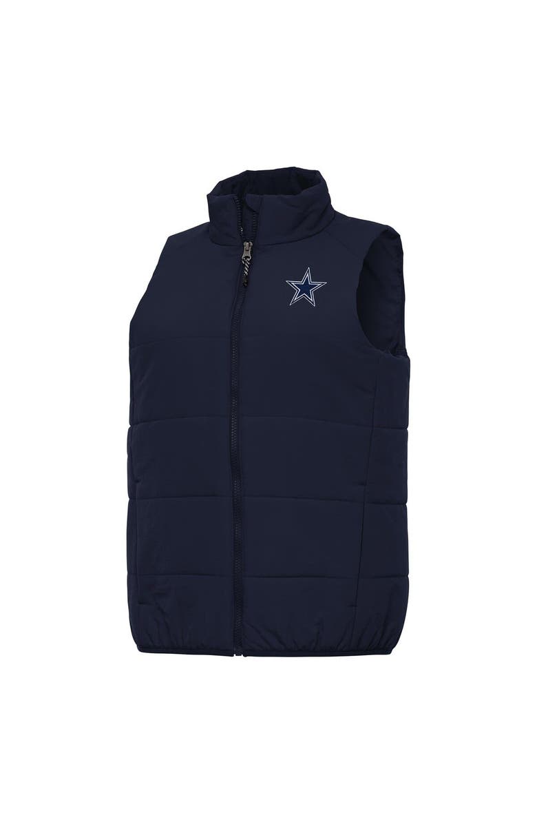 ANTIGUA Women's Antigua  Navy Dallas Cowboys Experience Full-Zip Vest, Alternate, color, Navy