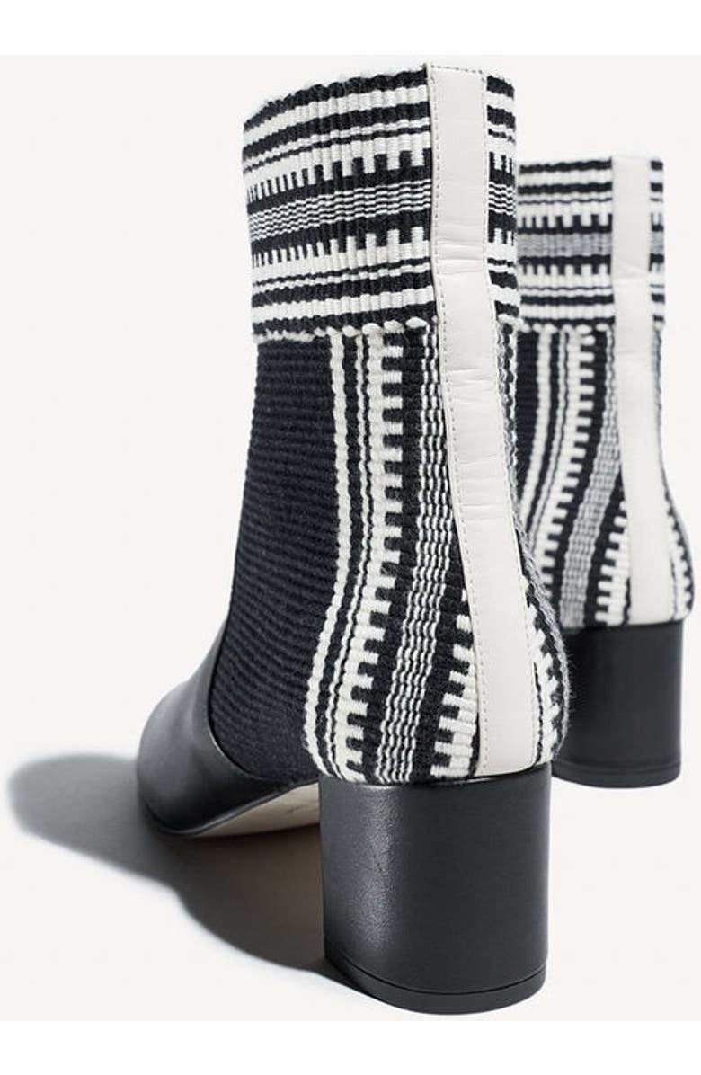 Amambaih Lola Ankle Boot, Alternate, color, Black-Ivory