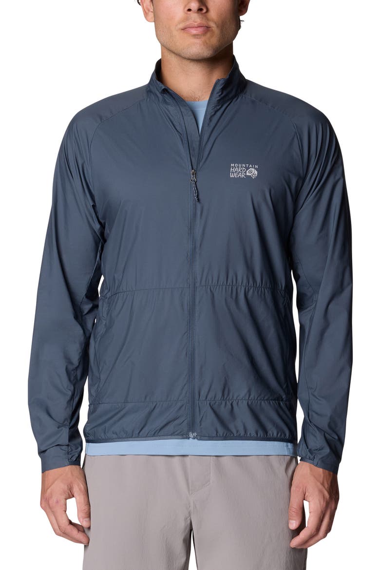 Kor AirShell™ Full Zip Jacket, Alternate, color, MOON BLUE