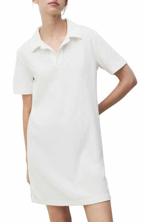 MANGO Terry Cloth Polo Nightgown